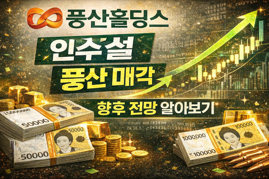 풍산홀딩스 매각설 풍산 매각 향후 전망, 3분 완벽 정리