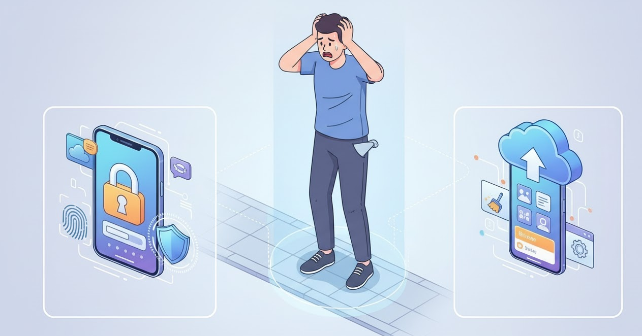 스마트폰 분실 대비 관련 사진