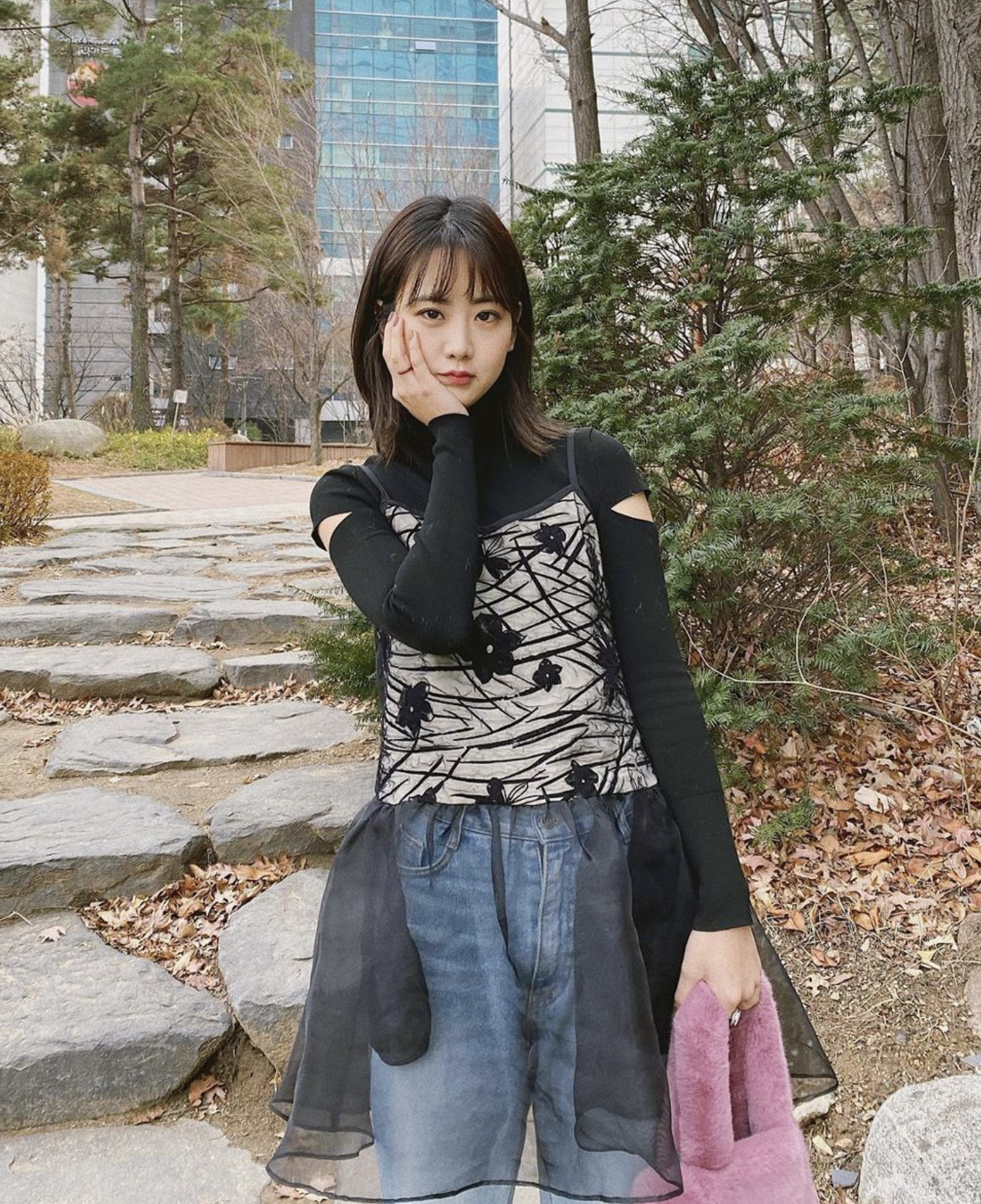 강혜연 일상 패션