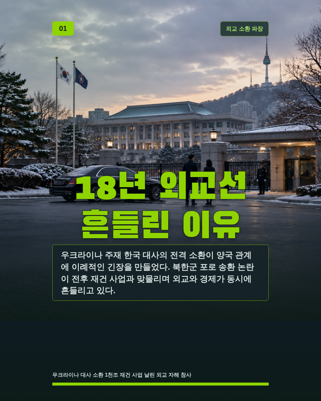 18년 외교선 흔들린 이유