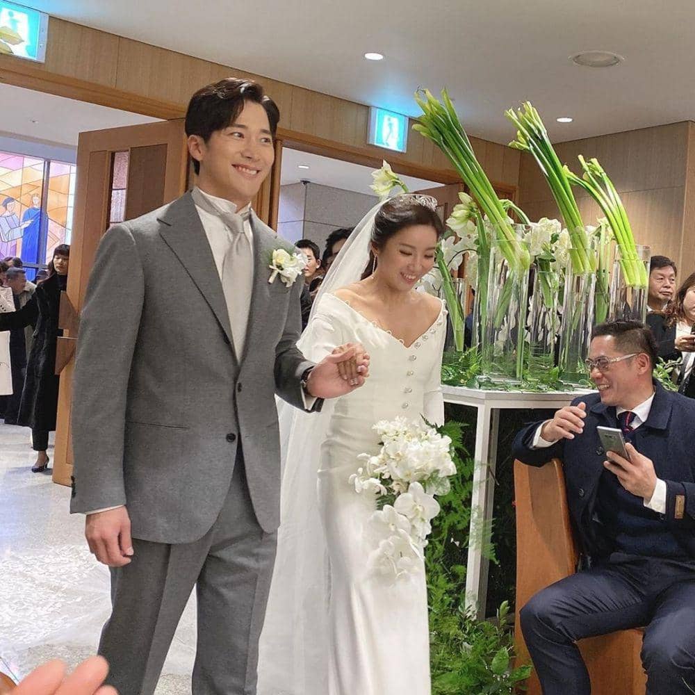 이완 이보미 부부 웨딩 사진