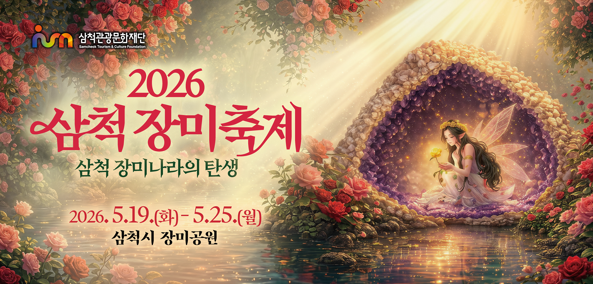 2026 삼척장미축제 메인 공식포스터 이미지