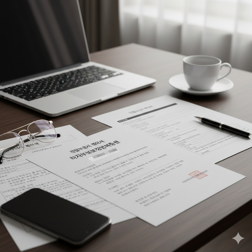 하자보수보증보험증권 보증 범위 확인 방법