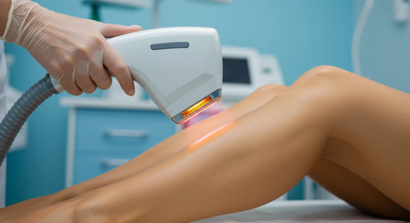  레이저 다라 제모 장면 