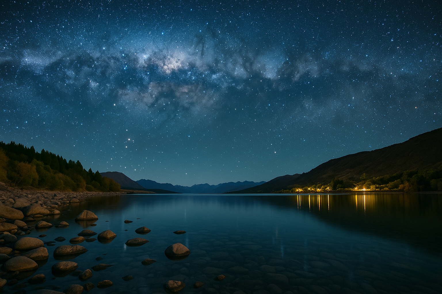 3️⃣ 뉴질랜드 테카포 호수(Lake Tekapo, New Zealand) &ndash; 별빛이 와이파이를 대신하는 곳 ✨