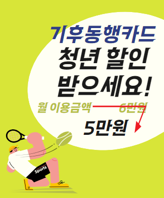 기후동행카드 청년할인