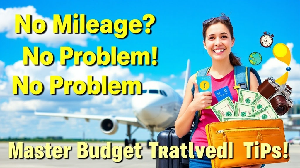 비행기 마일리지 없어도 괜찮아! 지갑 걱정 없이 떠나는 알뜰 여행 꿀팁 완전 정복! 관련 사진