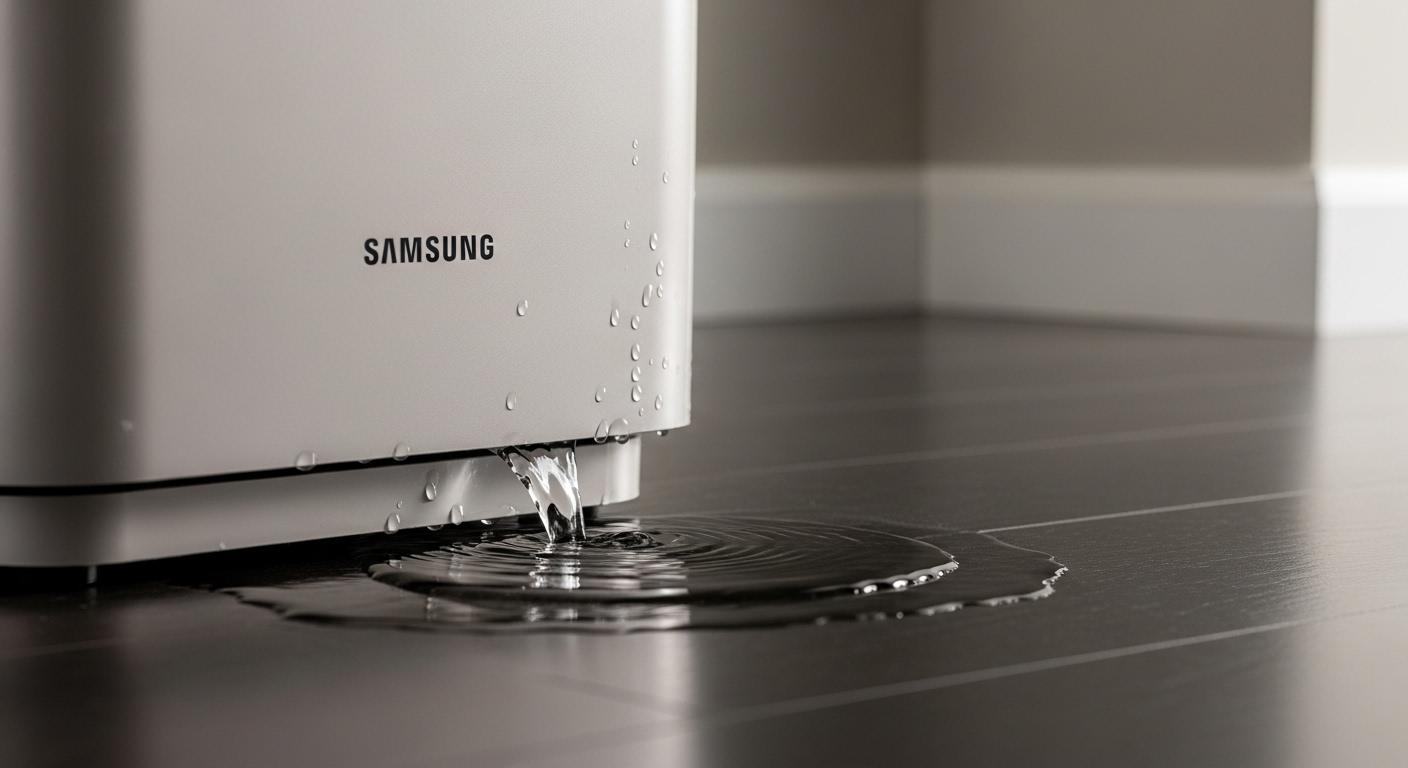 삼성 제습기 물샘