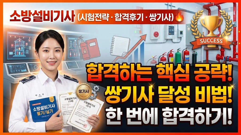 소방설비기사 (시험전략, 합격후기, 쌍기사)