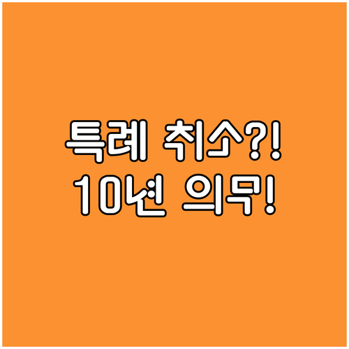 10% 특례 취소 피하기: 창업자금 ..