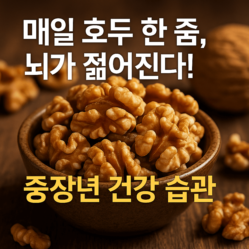 중장년 건강에 좋은 호두