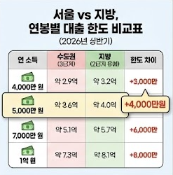 대출 한도 비교