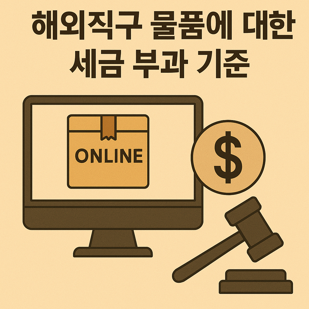 해외 직구 물품에 대한 세금 부과 기준
