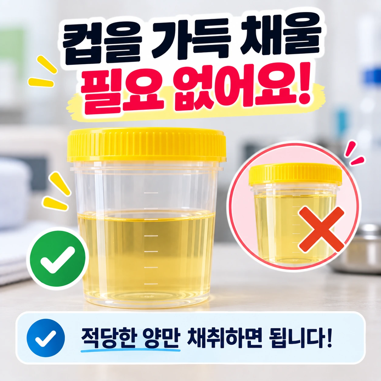 소변검사_검사컵_채취량