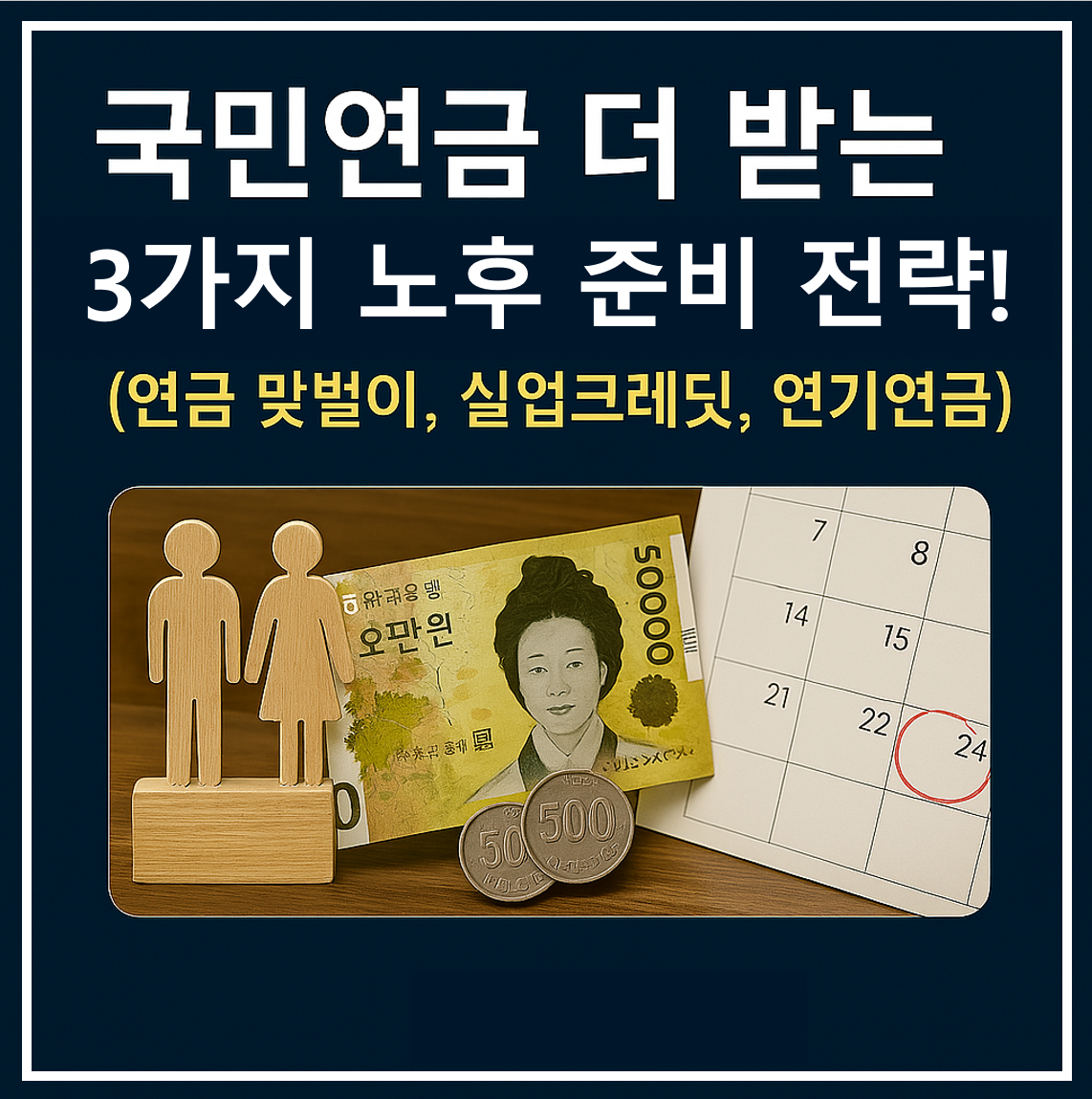 국민연금 더 받는 3가지 노후 준비 전략! 이미지