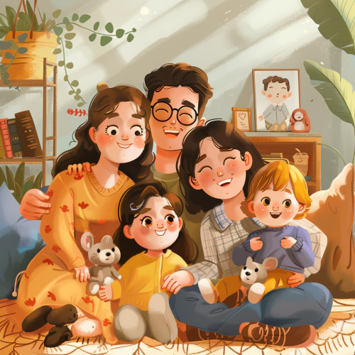 행복한-한국의-가정-일러스트