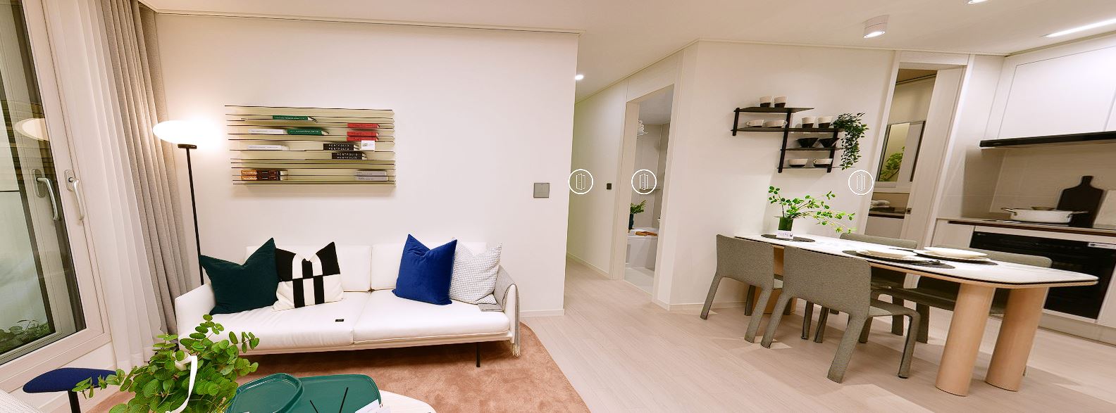 메이플 자이 평면도, 모델하우스