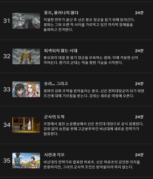 킹덤(KINGDOM) 소개, 줄거리