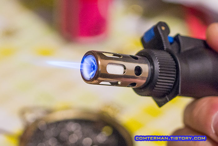 드레멜 가스인두 토치 사용