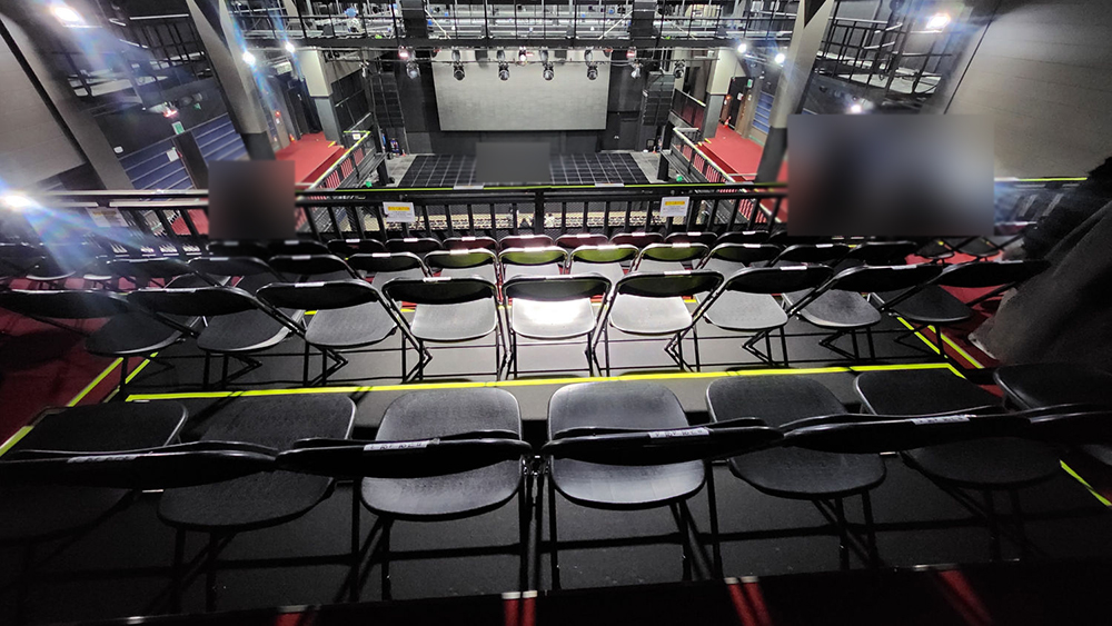 명화 라이브홀 3층 시야