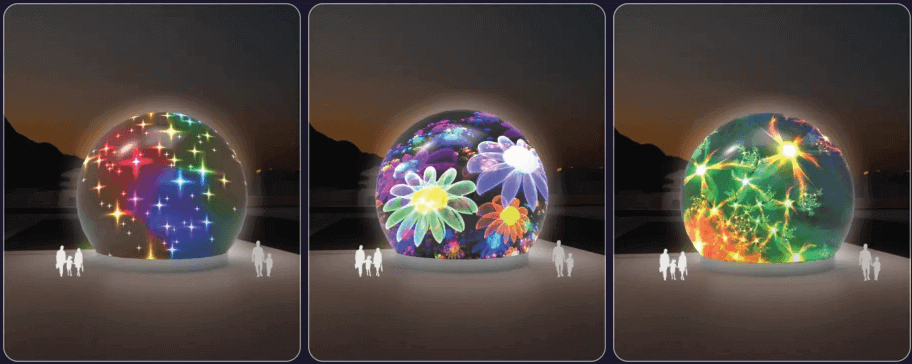 2023서울빛초롱축제 빛 조형물