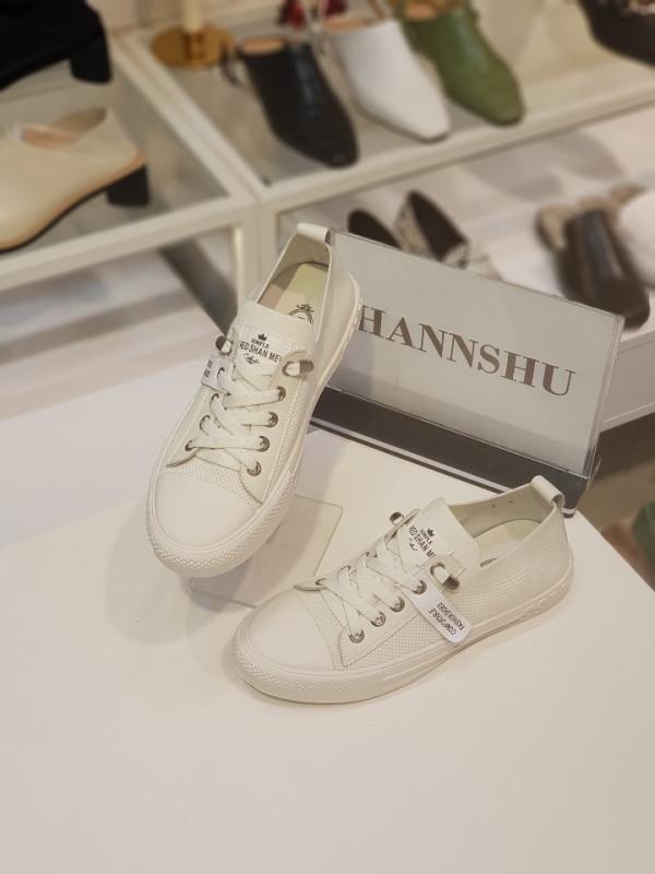 한슈 가죽 밀란 스니커즈 운동화 2 5cm굽 ps HS45237