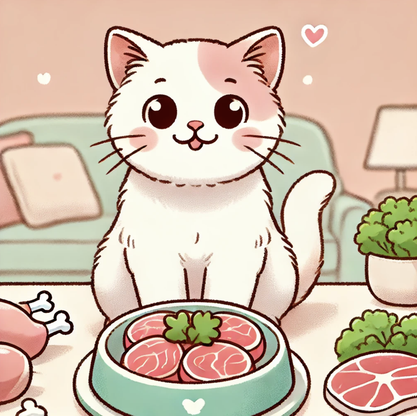 Feeding Raw Meat to Cats