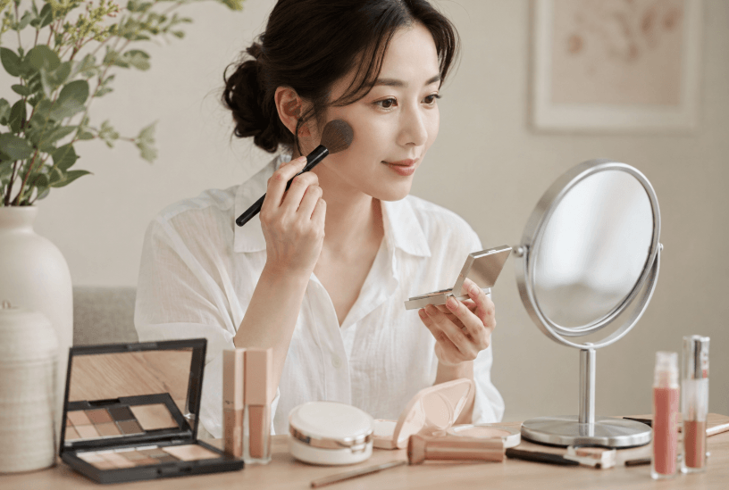 바쁜아침 빠른 메이크업