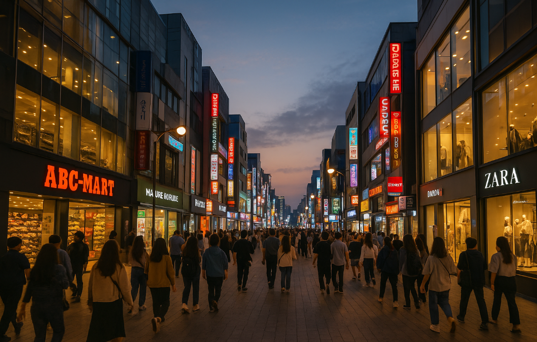 대구 동성로 밤거리