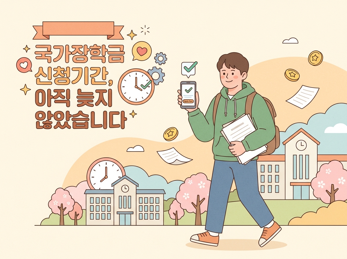 국가장학금 2차 신청기간이 남았습니다.