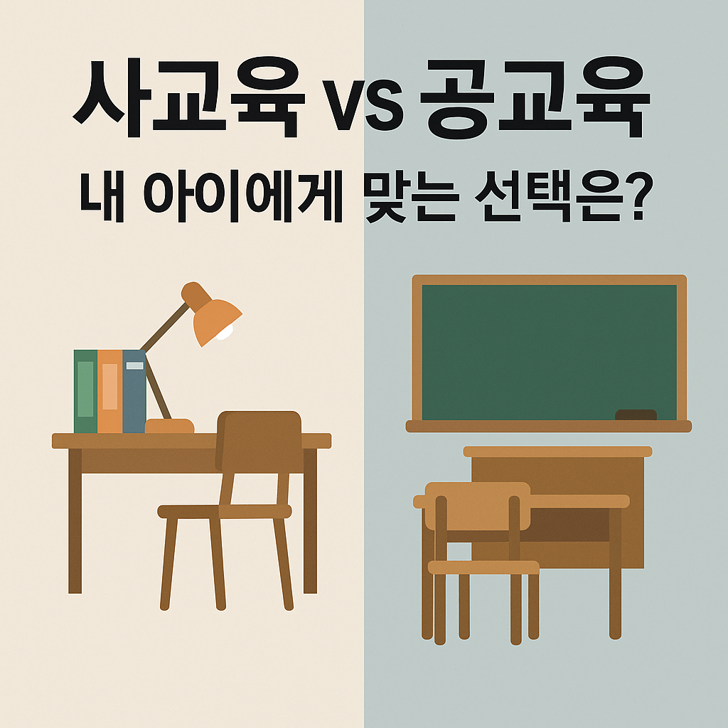 사교육과 공교육 비교