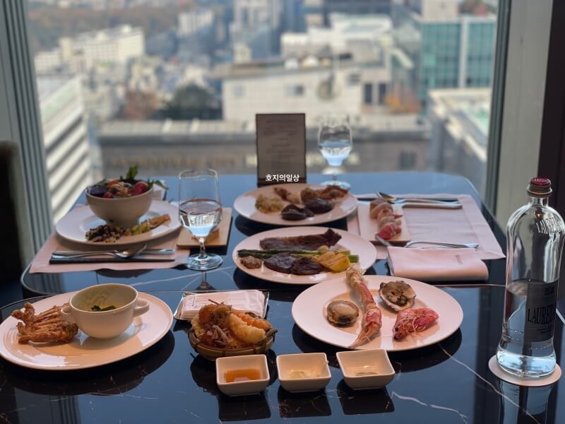 조선팰리스 콘스탄스 호텔 뷔페 런치-한상 차림