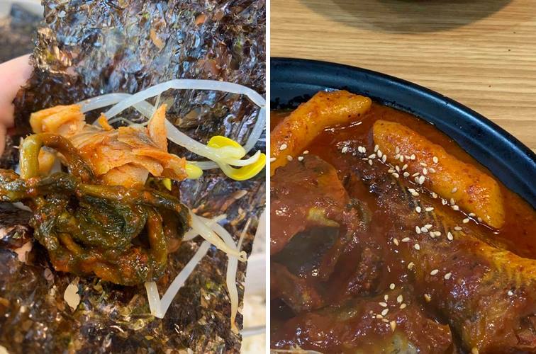 김과 콩나물과 같이 싸먹는 명태찜