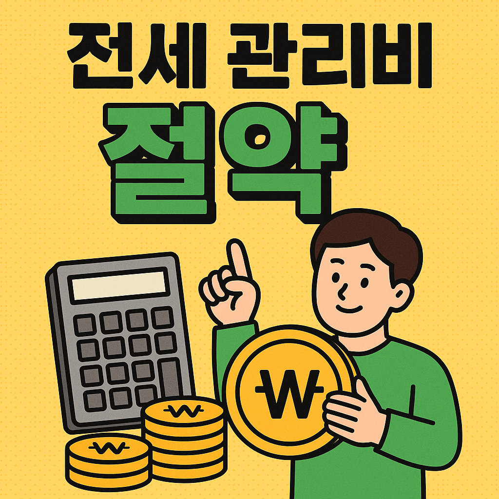 전세 관리비 절약