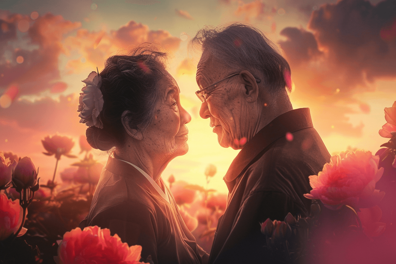 노부부의-다정한-모습