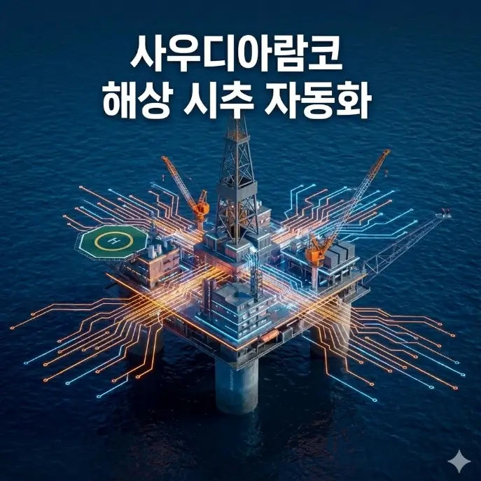 사우디아람코 해상 시추 자동화