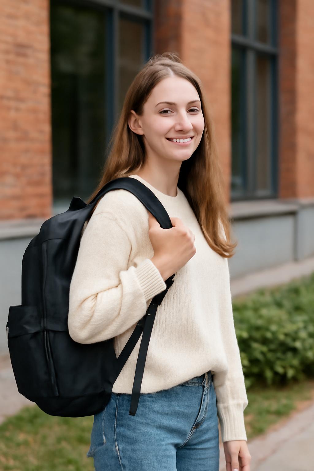 대학생 가방 백팩 여자