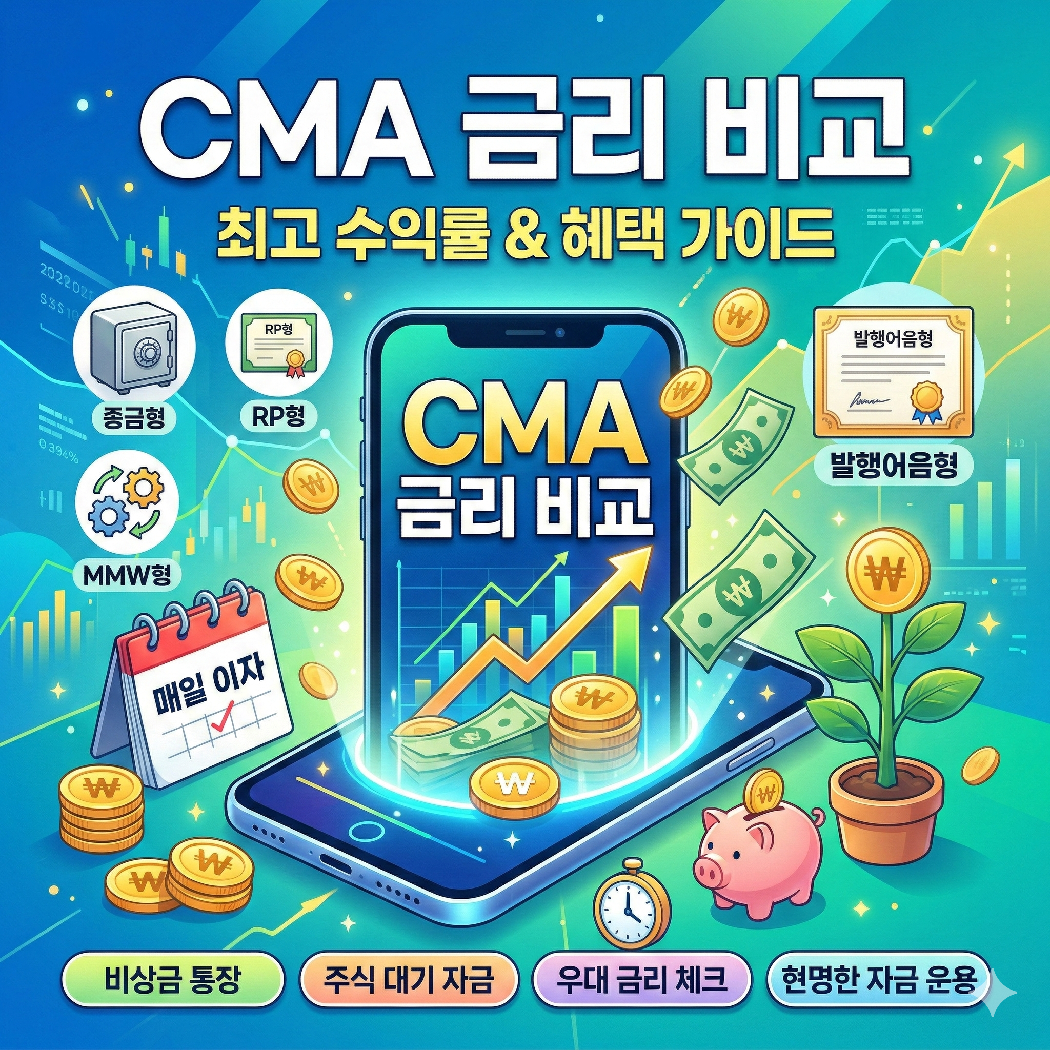 cma 금리비교 통해서 똑똑하게 파킹통장 활용하는 방법
