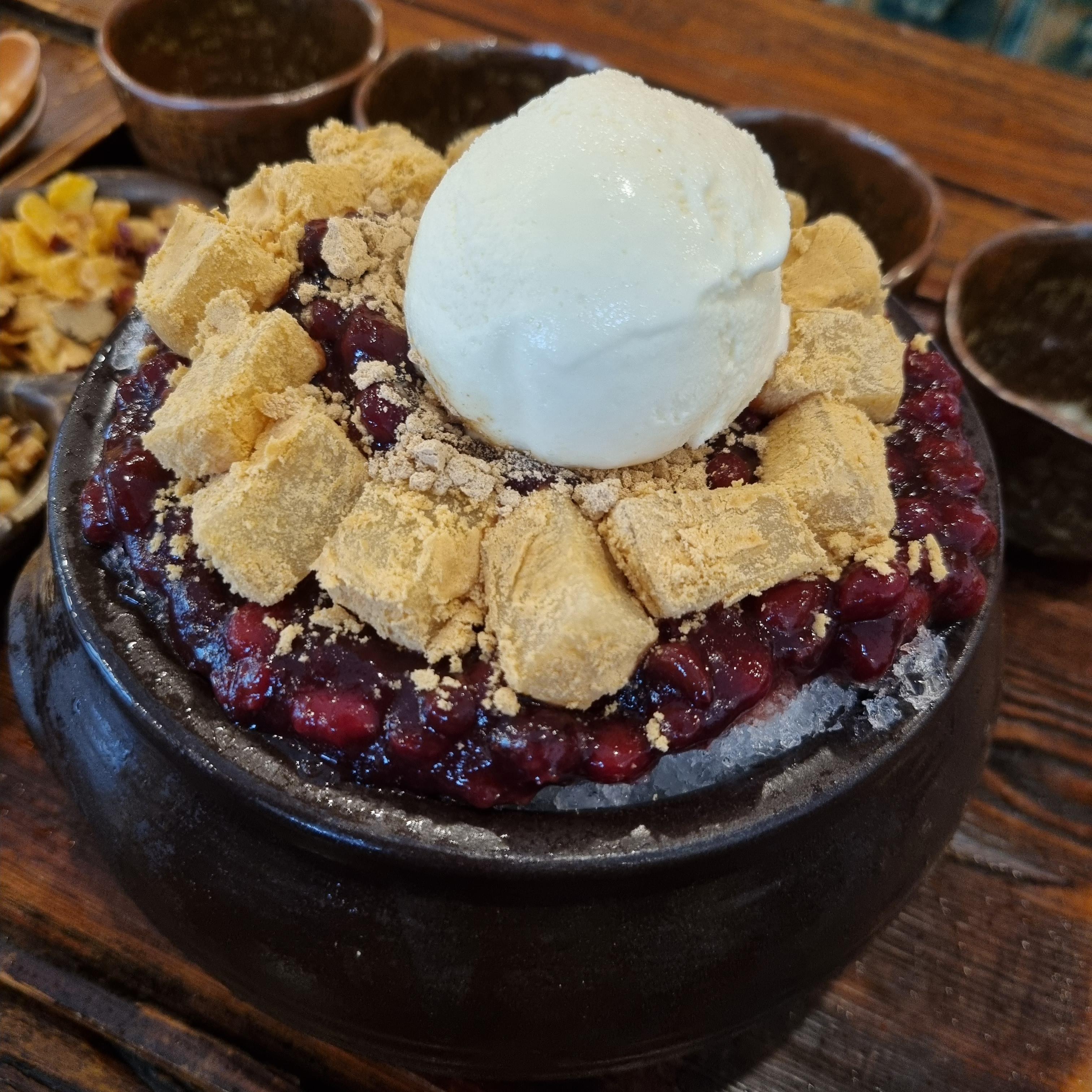 소나무카페 팥빙수