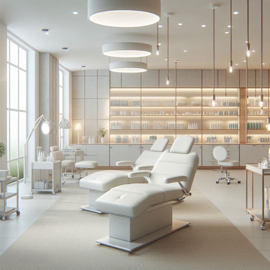 피부,체형관리 샵 배경