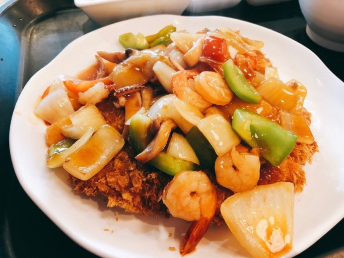 천안삼거리휴게소-인기대표메뉴-해물볶음돈가스