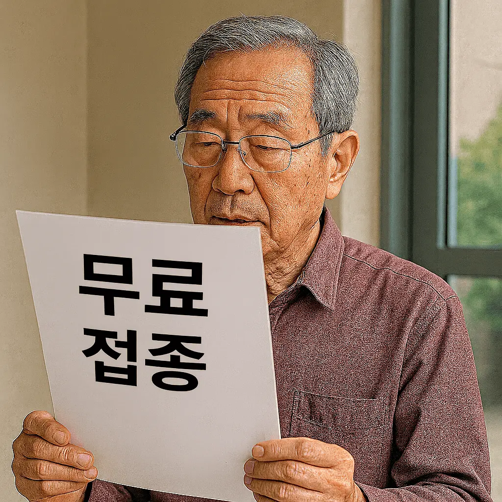 65세 이상 어르신 대상포진 무료접종