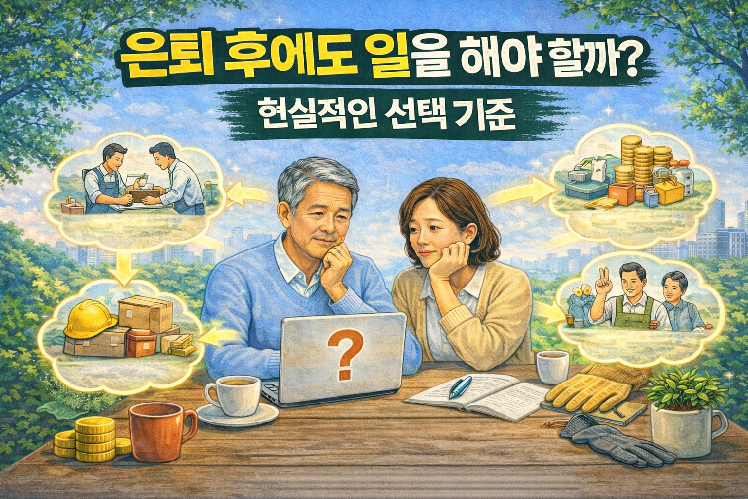 은퇴 후에도 일을 해야 할까? 현실적인 선택 기준