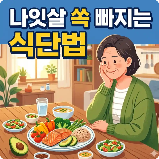중년 체지방 줄이기 식단 정보