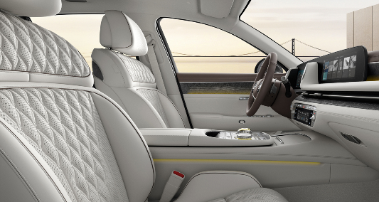 제네시스 G90LWB 내부 디자인