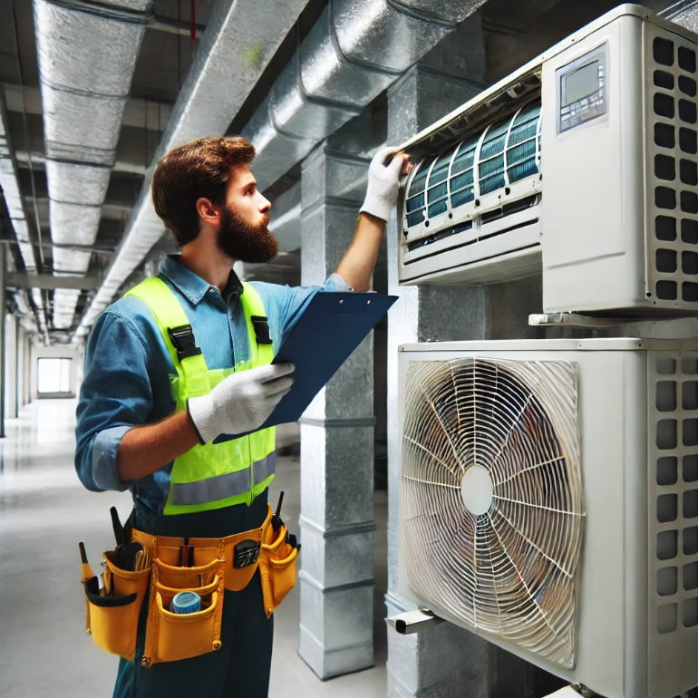 업소용 시스템에어컨 청소 방법