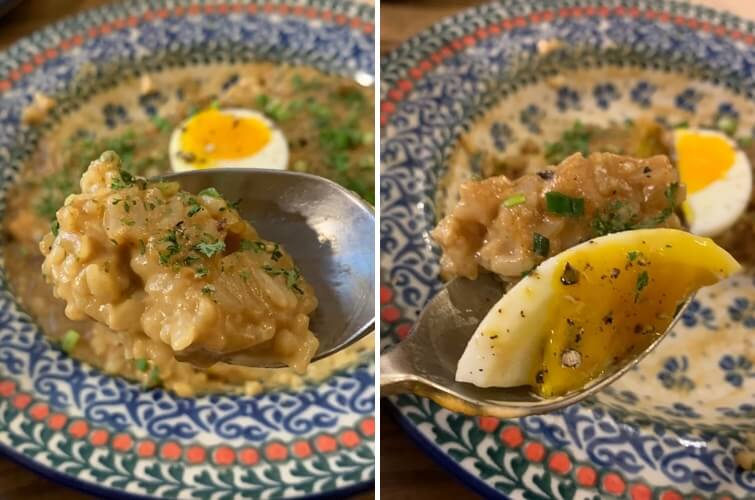 꾸덕한 커리와 치킨 내용물