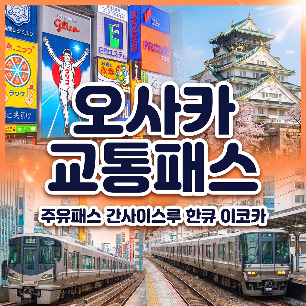 오사카 교통패스 총정리: 주유패스 간사이스루 한큐 이코카 비교