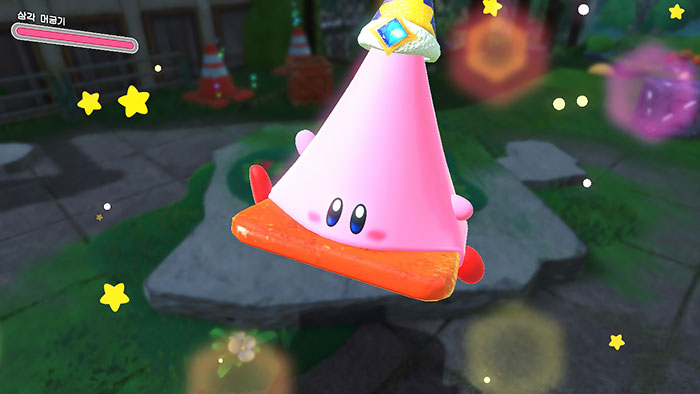 별의커비 디스커버리 머금기 스킬