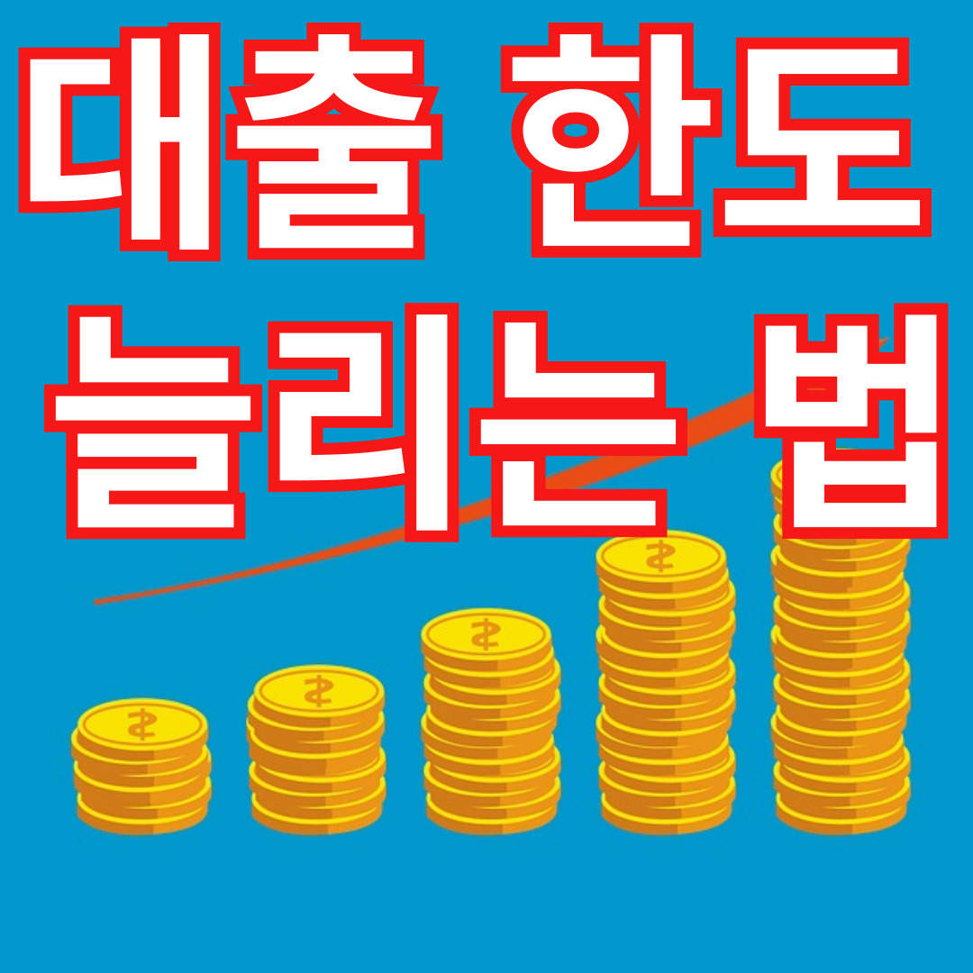 대출 한도 늘리는 법